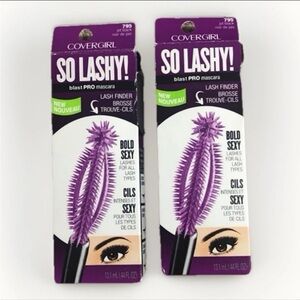 NIB Covergirl So Lashy! Blast PRO Mascara (2) 795 JET BLACK